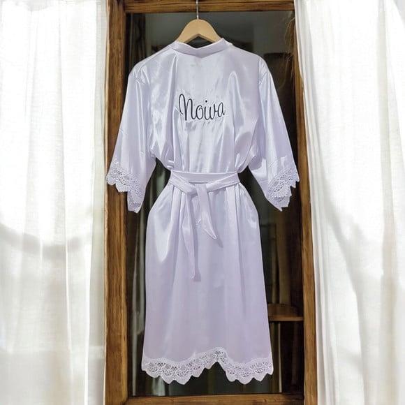 Robe Noiva Casamento Renda Bordado Personalizado Elastano
