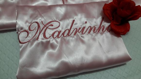 Robe Noiva Madrinha Casamento Mãe Presente Rosa