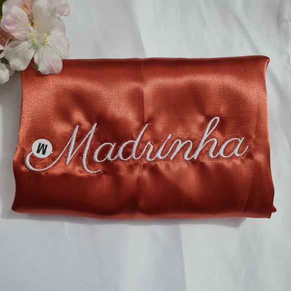 Robe Noiva Madrinha Nome Convite Casamento Terracota