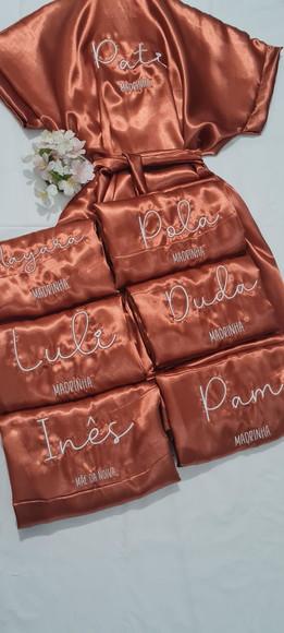 Robe Noiva Madrinha Nome Convite Casamento Terracota