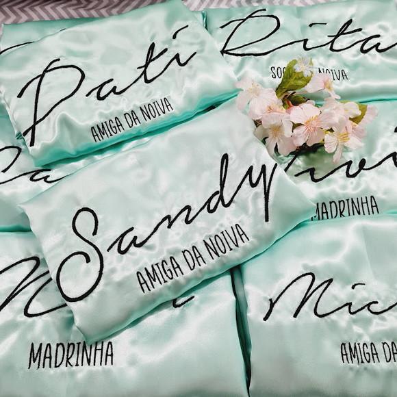 Robes Hobby Roupão Noiva Convite Casamento Madrinha Menta