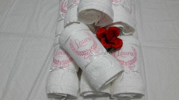toalhas banho lembrança debutante madrinhas