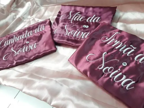 03 unidades de robes vinho mão cunhada irmã