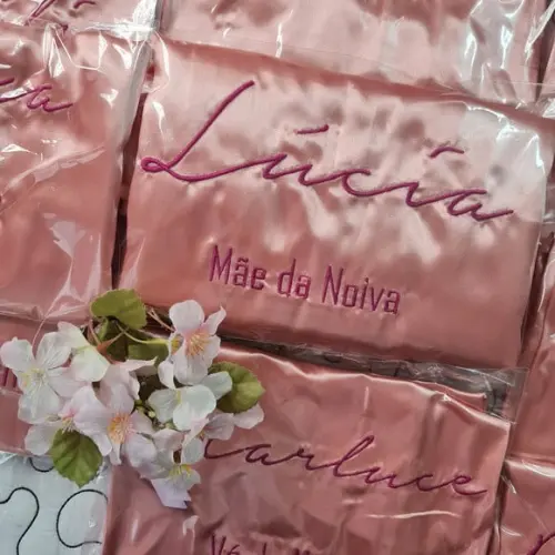1 robe rosé gold hobby bordado fucsia branco noiva madrinha
