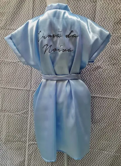 1 Robe Personalizado Noiva Madrinha Convite Casamento