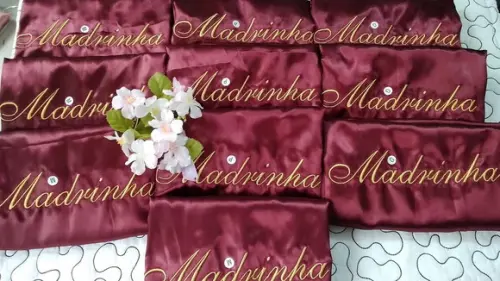 10 Un Robes Cetim Bordado Personalizado Debutante Noiva
