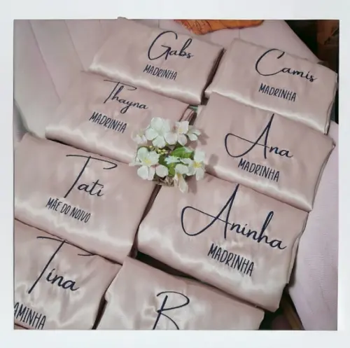 11 Robe Noiva Roupão Casamento Madrinha Personalizado