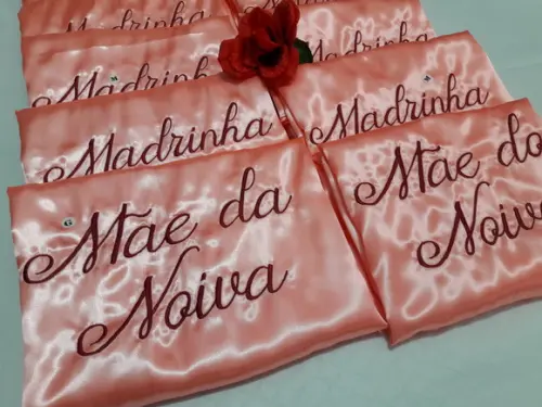 11 Robes Cetim Bordado Noiva Mãe Debutante