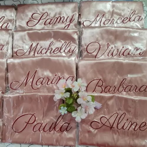 18 un Robes Cetim Bordado Personalizado Debutante Noiva
