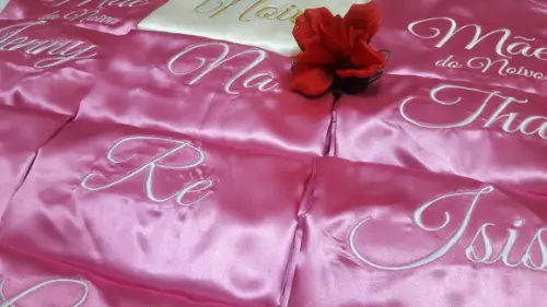 5 Robes Cetim Bordado Personalizado para Debutante 15 Anos