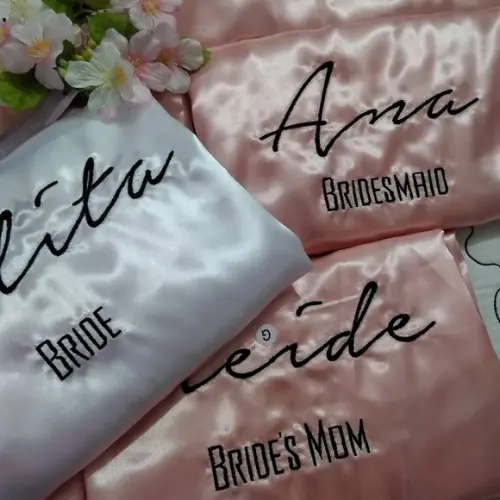 Kit 10 Robes Personalizado Noiva Madrinha Convite Casamento