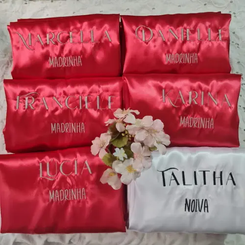 Kit 11 Robes Hobby Roupão Noiva Convite Casamento Madrinha