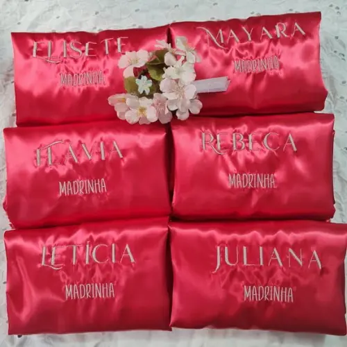 Kit 11 Robes Hobby Roupão Noiva Convite Casamento Madrinha