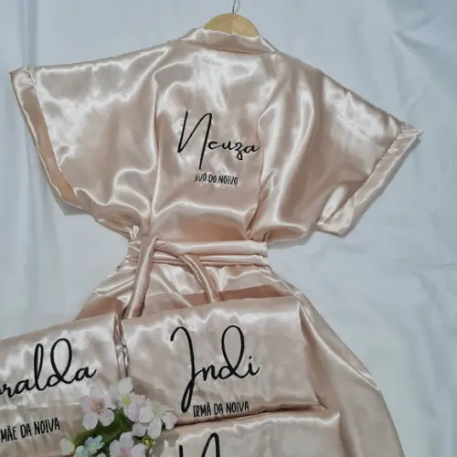 Kit 15 Robes Hobby Roupão Noiva Convite Casamento Madrinha