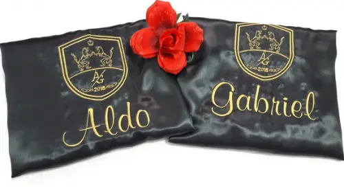 kit 2 Robes cetim masculinos noivos casamento
