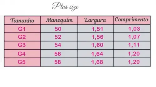 Kit 2 Robes Plus Size 50 52 54 56 58 60 G1 G2 G3 G4 G5 G6