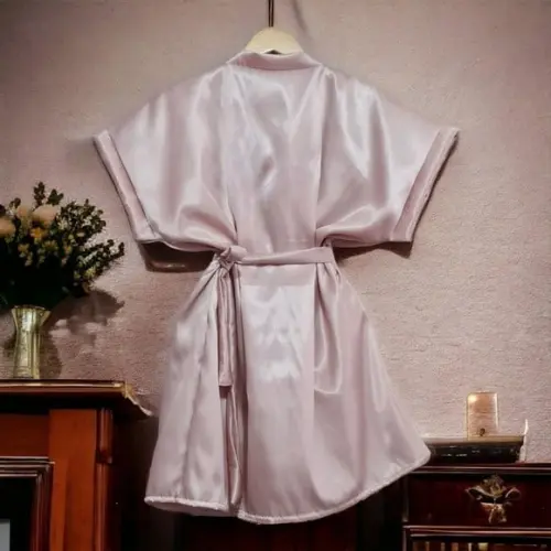Kit 35 Robe Roupão Hobbe Cetim Liso sem Bordado
