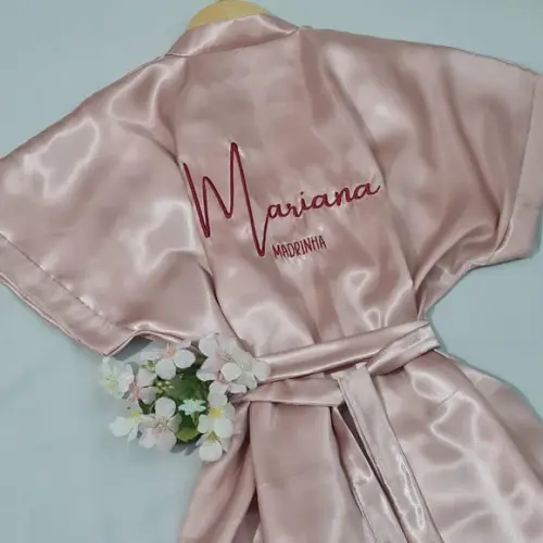 Kit 5 Robes Hobby Roupão Noiva Convite Casamento Madrinha