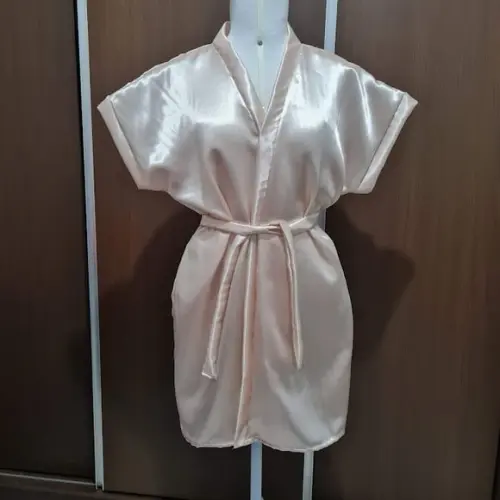 Kit 9 Robe Roupão Hobbe Cetim Liso sem Bordado