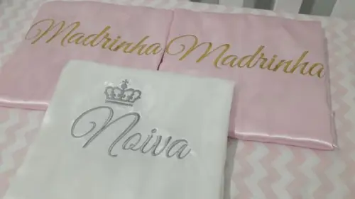 Robe Bordado Noiva Madrinha Mãe Convite Casamento