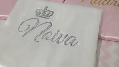 Robe Bordado Noiva Madrinha Mãe Convite Casamento
