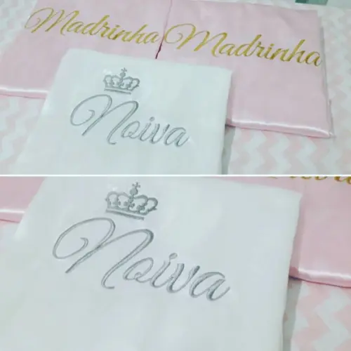 Robe Bordado Noiva Madrinha Mãe Convite Casamento