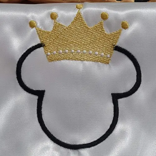 Robe cetim bordado minnie mickey disney noiva 15 anos