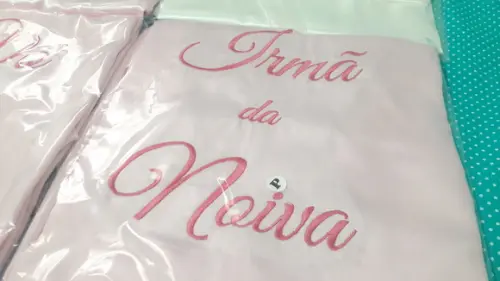 Robe cetim bordado noiva mãe debutante