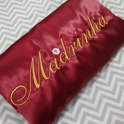 Robe Cetim Hobby Convite Madrinha Marsala