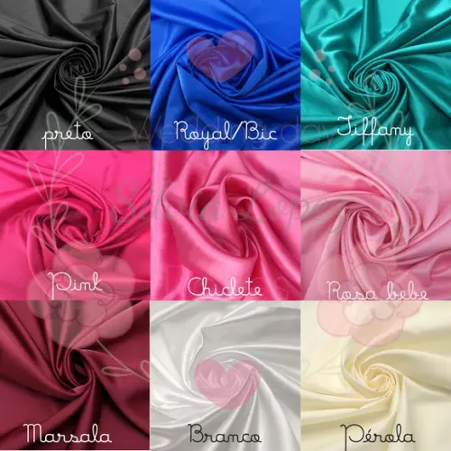 Robe hobbe cetim bordado noiva debutante nome