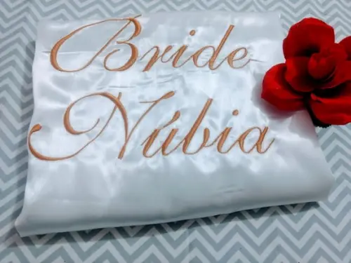 Robe Hobby Bordado Noiva Bride Madrinha Mãe 15 Anos