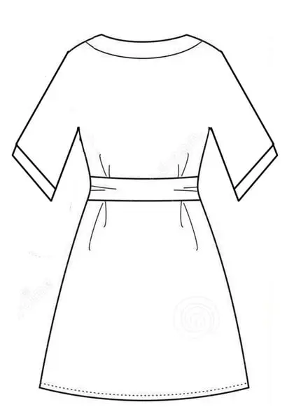 robe infantil manga 3/4 02 ao 10 todas as cores