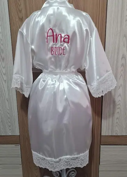 Robe manga 3/4 renda