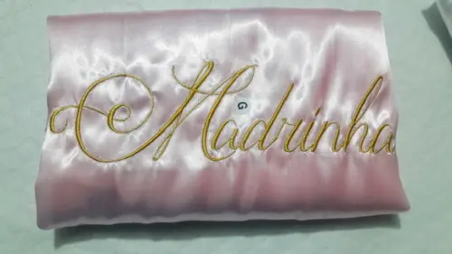 Robe Noiva Bordado Rosê Madrinha Daminha Mãe Noiva Hobby