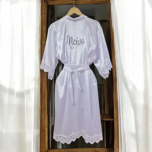 Robe Noiva Casamento Renda Bordado Personalizado Elastano