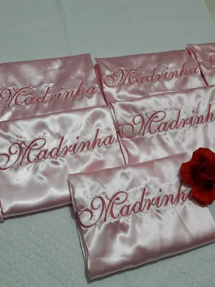 Robe Noiva Madrinha Casamento Mãe Presente Rosa