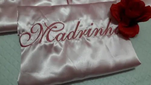 Robe Noiva Madrinha Casamento Mãe Presente Rosa