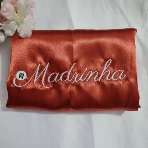 Robe Noiva Madrinha Nome Convite Casamento Terracota