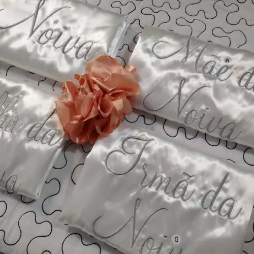 Roupão para Casamento Noiva Madrinha Robe Hobbie Roby Branco