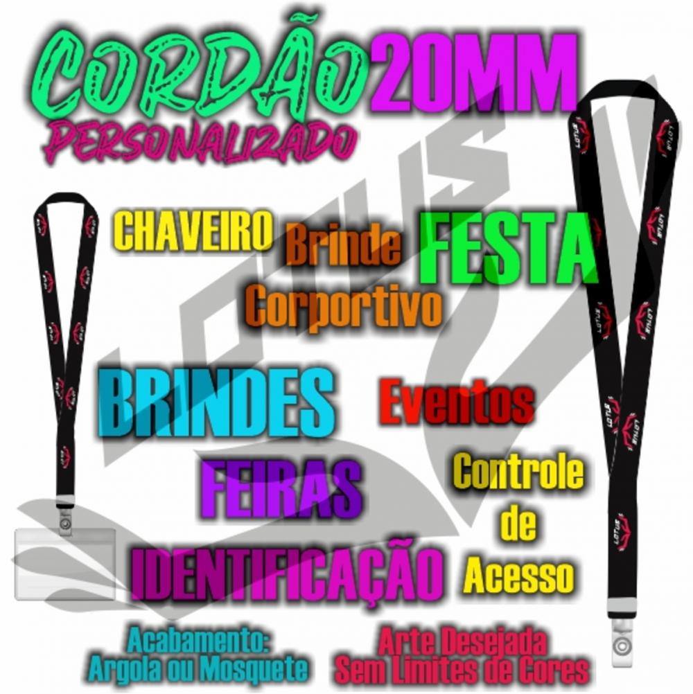 CORDÃO PERSONALIZADO PREMIUM PARA CRACHÁ, CREDENCIAL, CHAVEIROS