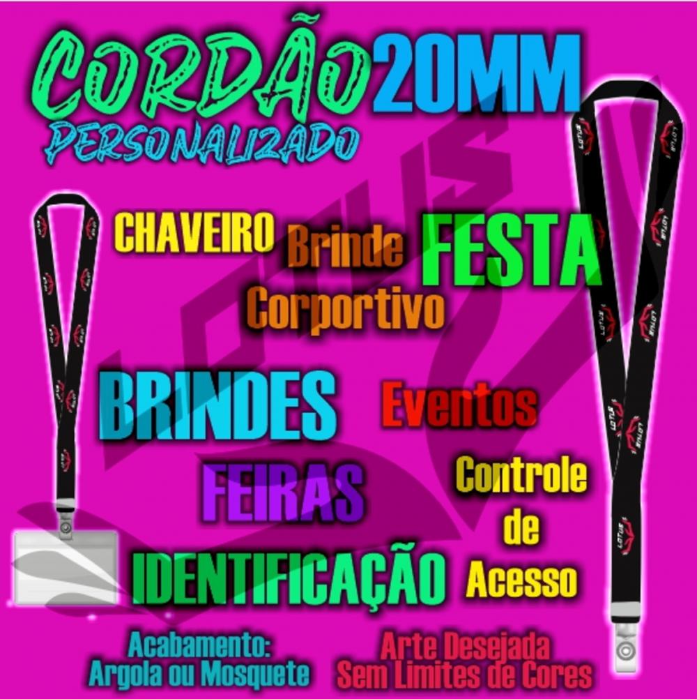 CORDÃO PERSONALIZADO PREMIUM PARA CRACHÁ, CREDENCIAL, CHAVEIROS