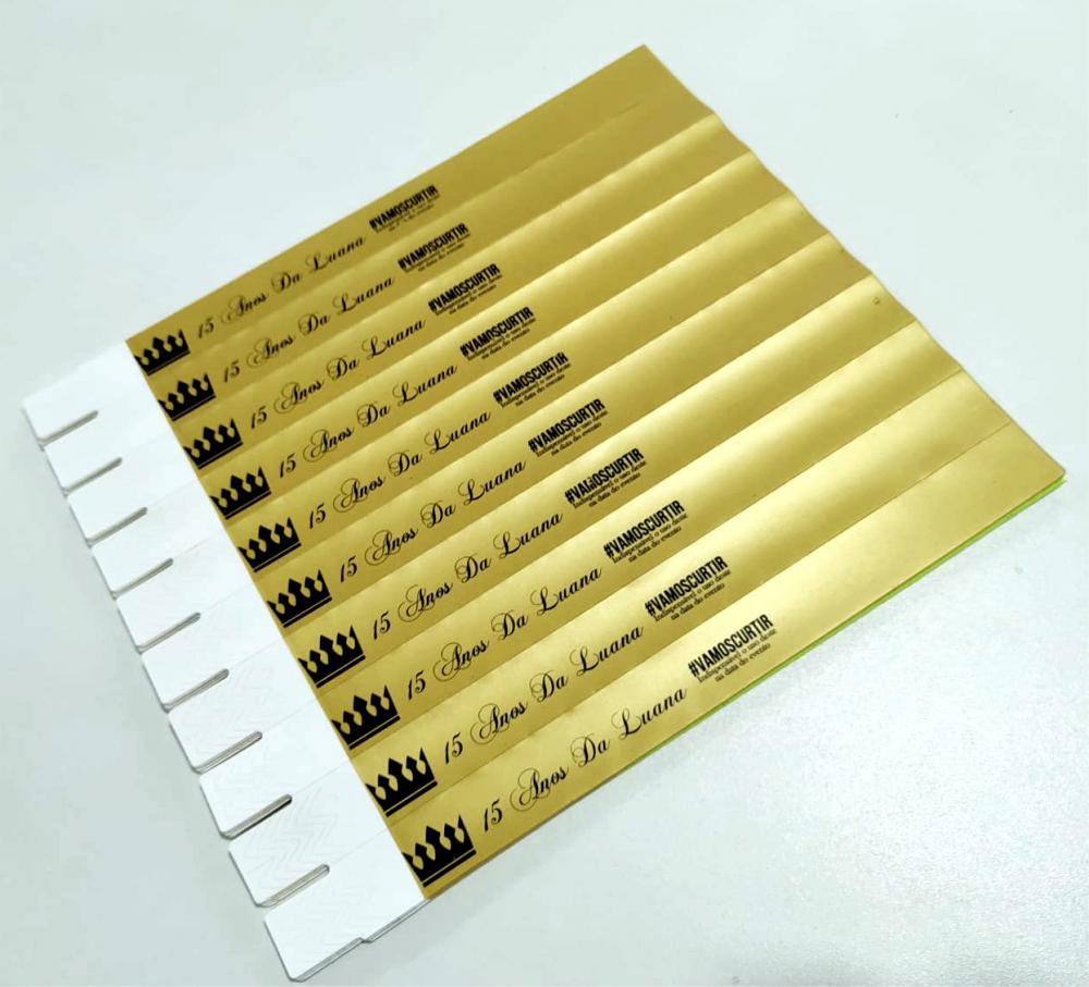 PULSEIRAS PERSONALIZADAS PARA IDENTIFICAÇÃO(FESTAS, EVENTOS EM