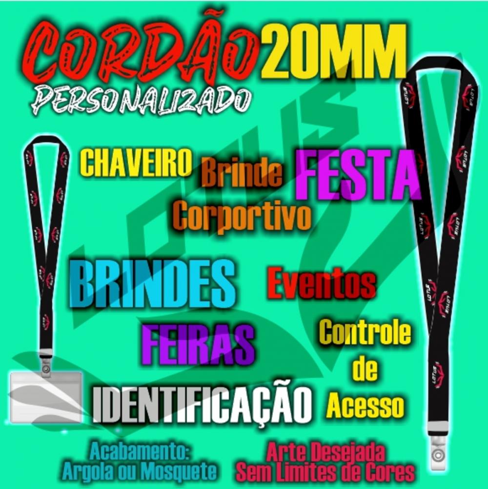 CORDÃO PERSONALIZADO PREMIUM PARA CRACHÁ, CREDENCIAL, CHAVEIROS