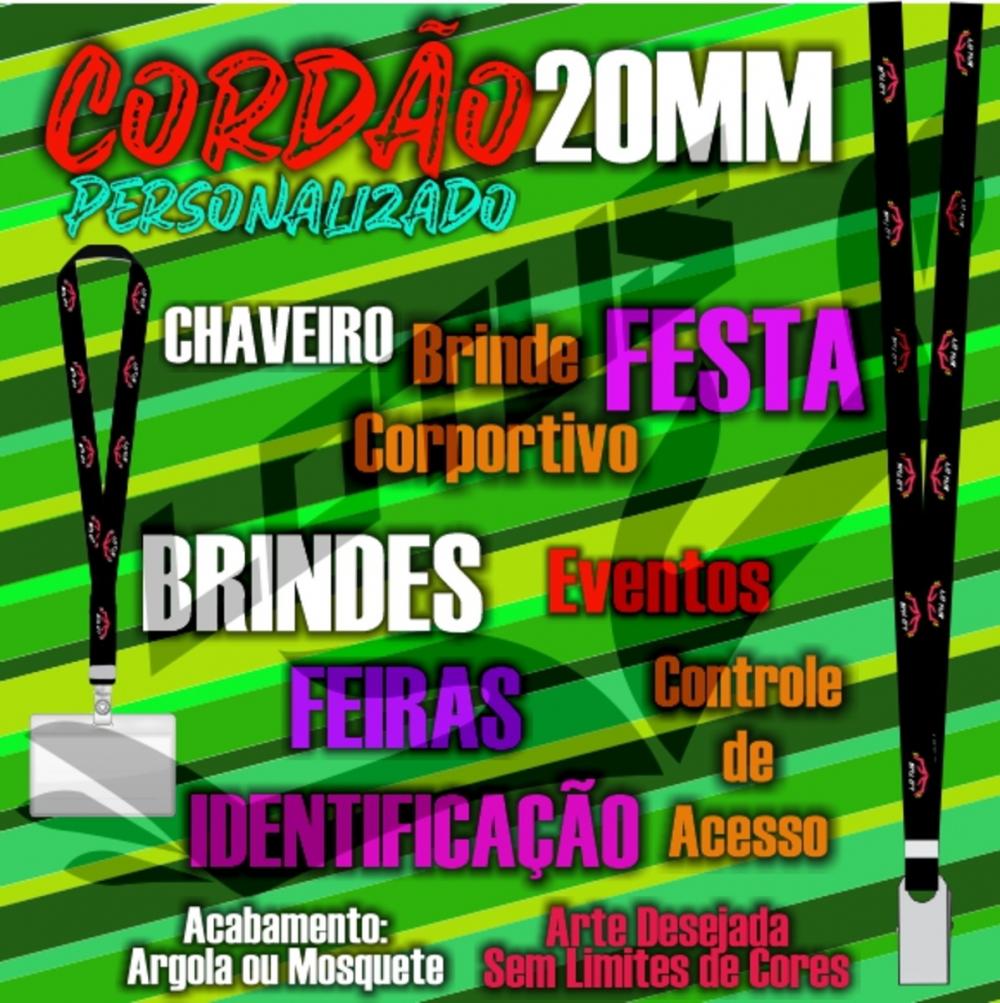 CORDÃO PERSONALIZADO PREMIUM PARA CRACHÁ, CREDENCIAL, CHAVEIROS