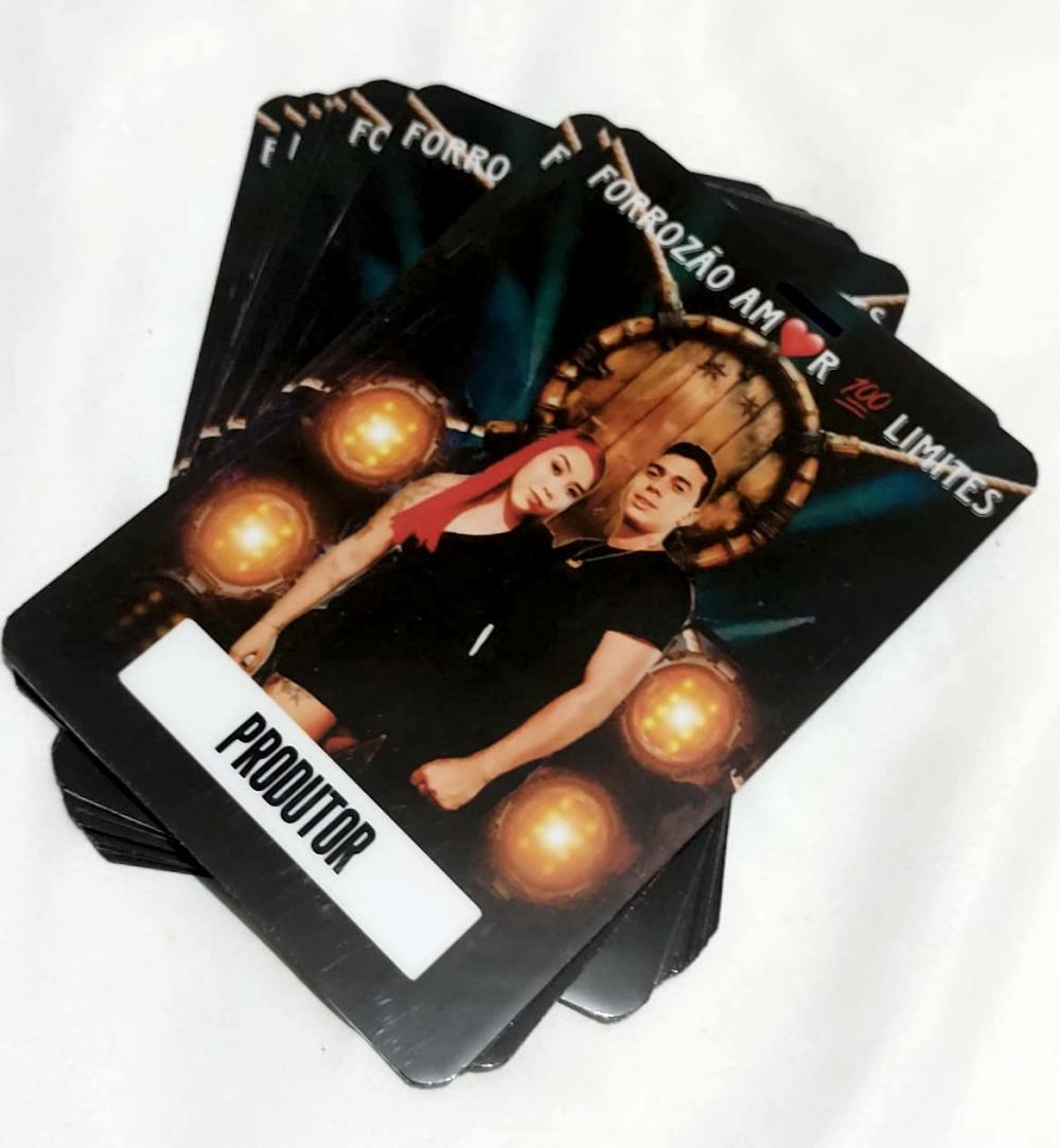 CREDENCIAL PERSONALIZADA 10X15 PARA EVENTOS FESTAS SHOWS