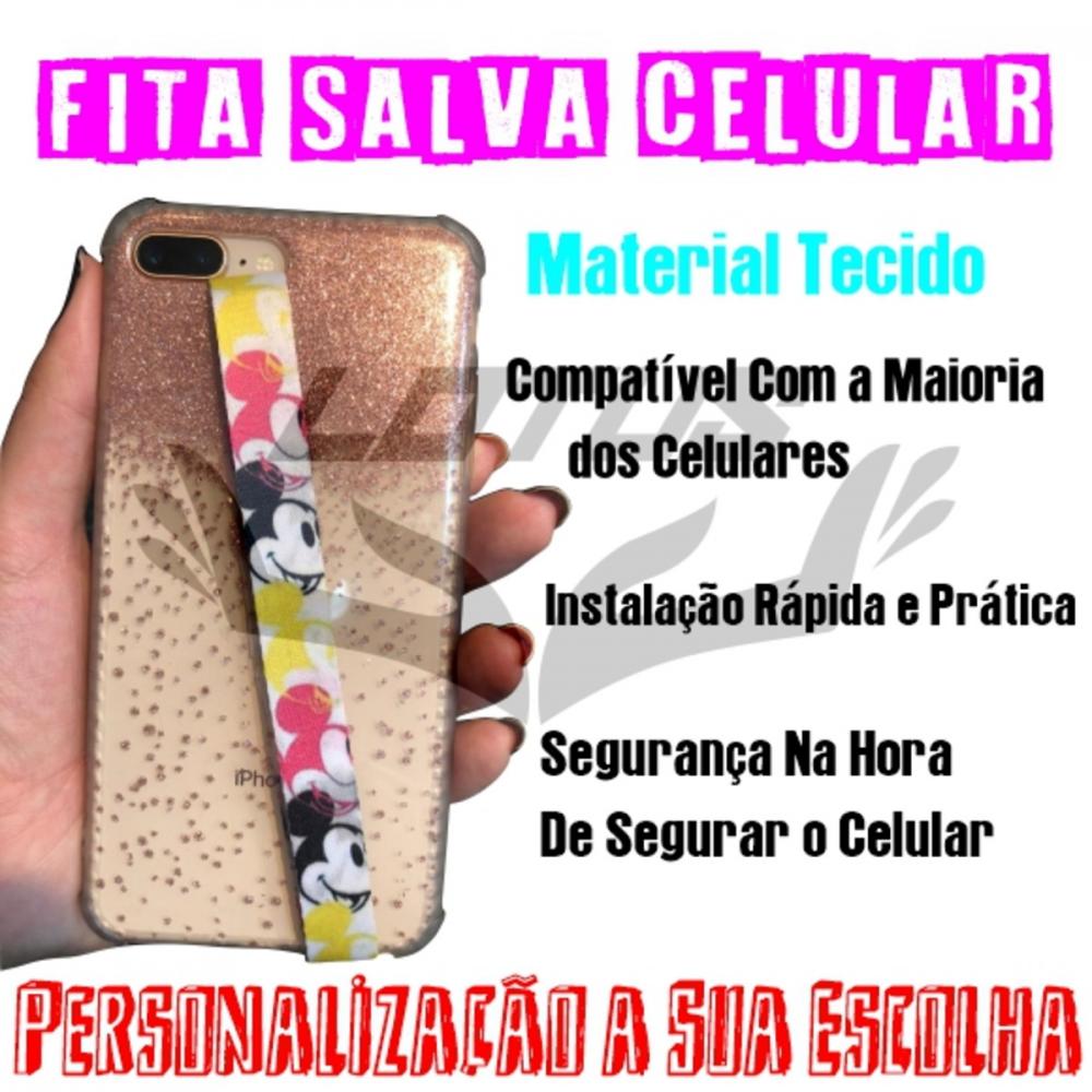 Fita Salva Celular Personalizada - Impressão Frente