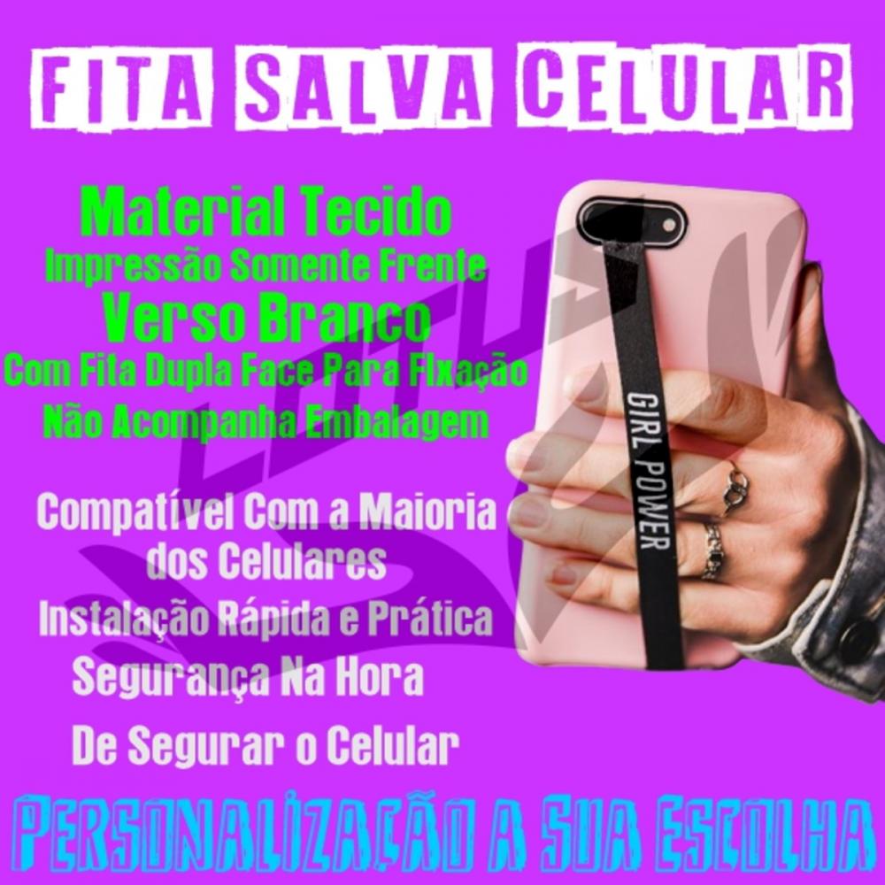 Fita Salva Celular Personalizada - Impressão Frente