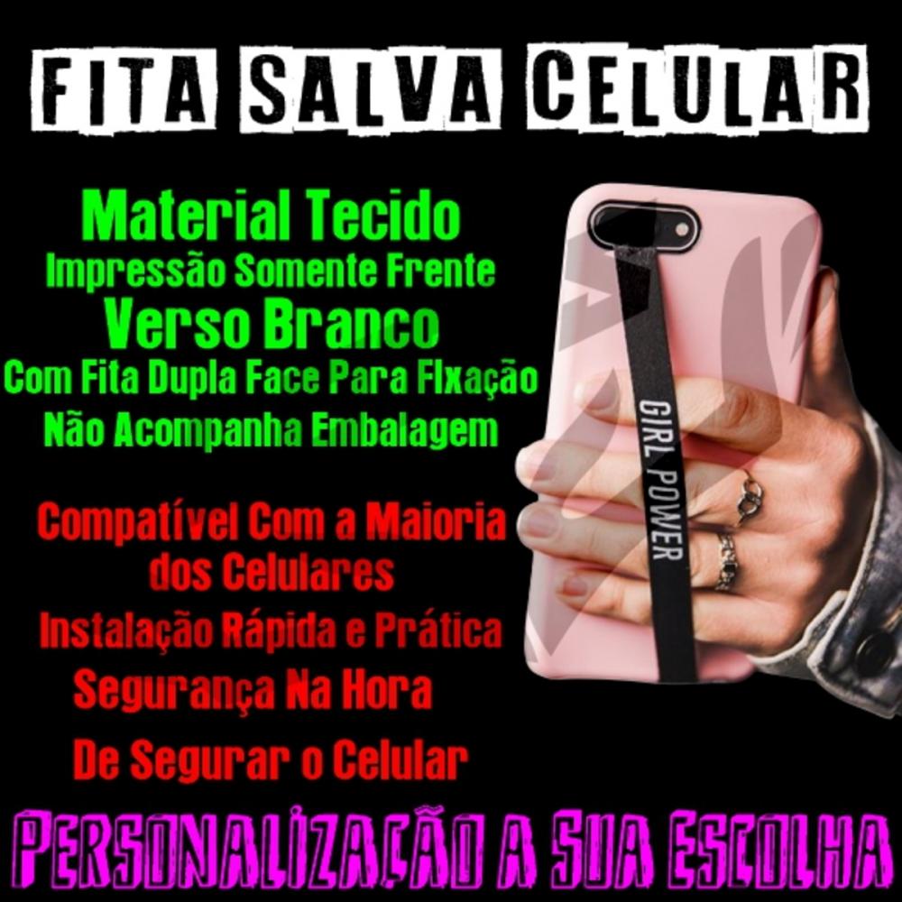 Fita Salva Celular Personalizada - Impressão Frente