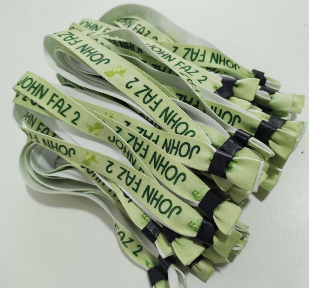 Pulseiras Personalizadas de Tecido