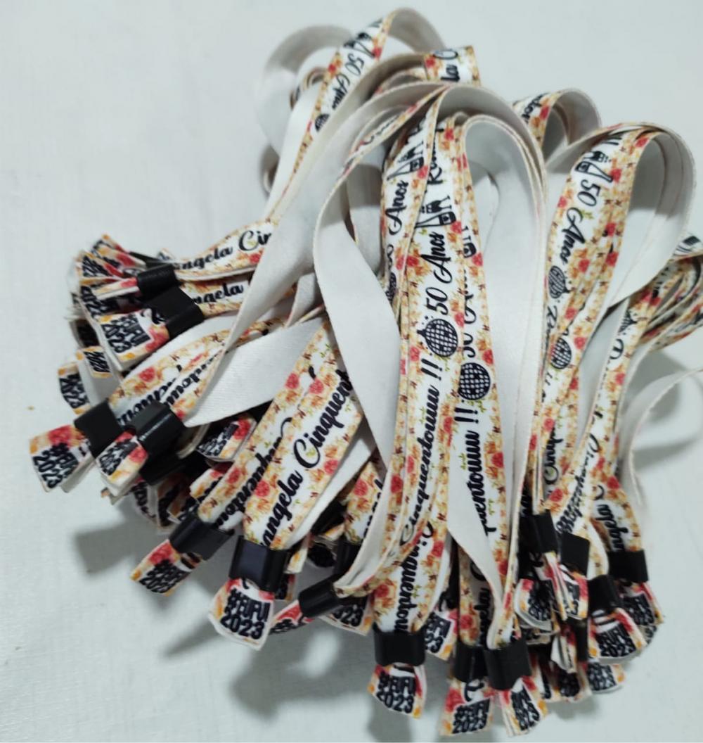 Pulseiras Personalizadas de Tecido
